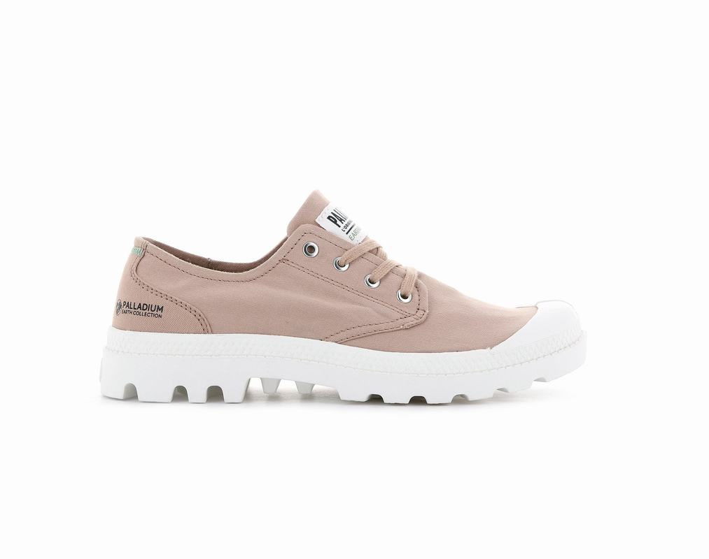 Palladium Pampa Oxford Organic Ii Damen Schuhe Rosa ||317025-NVU||